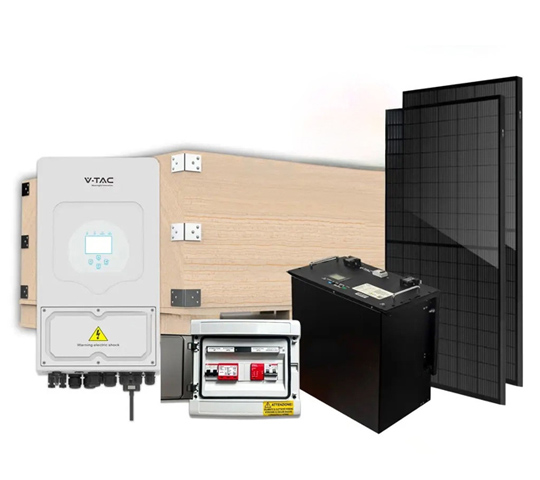 impianto fotovoltaico con accumulo per casa, completo di pannelli solari, inverter e batteria - Fotovoltaico Facile