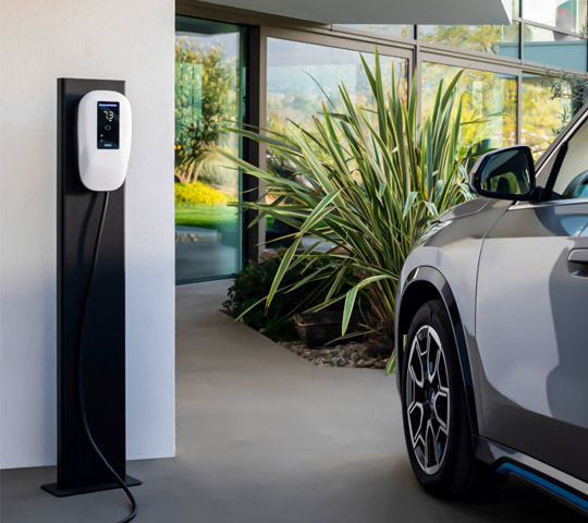 Stazione di ricarica auto elettrica domestica