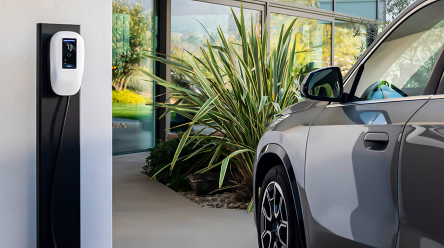Stazione di ricarica auto elettrica domestica